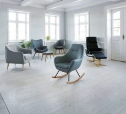 Fauteuil à Bascule NEBEL Bleu Clair -Royal Oak || Basic Soldes Boutique 102570