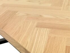 Table AGERSKOV 90x200 Chêne/noir -Royal Oak || Basic Soldes Boutique 113812