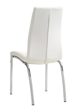 Chaise HAVNDAL Blanc/chrome -Royal Oak || Basic Soldes Boutique 113857