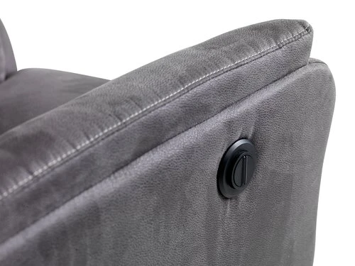 Fauteuil Inclinable ABILDSKOV électrique Tissu Gris 7 Fauteuil Inclinable ABILDSKOV électrique Tissu Gris – Image 7