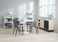 Table RINGSTED Ø100 Blanc -Royal Oak || Basic Soldes Boutique 115219 1