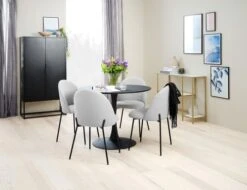 Console PANDRUP 30x110 Blanc/doré -Royal Oak || Basic Soldes Boutique 115280