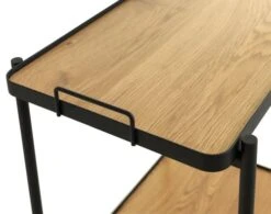 Desserte GANGSTED Chêne/noir -Royal Oak || Basic Soldes Boutique 115654