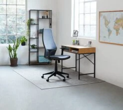 Étagère TRAPPEDAL 7 Tablettes Chêne/noir -Royal Oak || Basic Soldes Boutique 115843