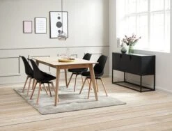 Buffet VIRUM 3 Portes Noir -Royal Oak || Basic Soldes Boutique 119360