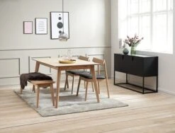 Buffet VIRUM 3 Portes Noir -Royal Oak || Basic Soldes Boutique 119361