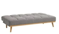 Canapé Convertible NEJEDE Tissu Gris Clair -Royal Oak || Basic Soldes Boutique 119461