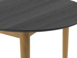 Table EGENS 90x190/270 Noir -Royal Oak || Basic Soldes Boutique 119811