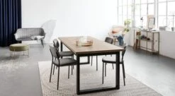 Console PANDRUP 30x110 Blanc/doré -Royal Oak || Basic Soldes Boutique 120598