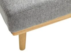 Canapé Convertible NEJEDE Tissu Gris Clair -Royal Oak || Basic Soldes Boutique 121871