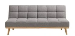 Canapé Convertible NEJEDE Tissu Gris Clair -Royal Oak || Basic Soldes Boutique 122026