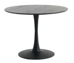 Table RINGSTED Ø100 Placage Frêne Noir