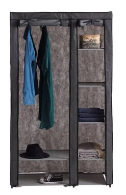 Armoire DAMHUS 100x174 Gris Foncé -Royal Oak || Basic Soldes Boutique 128291