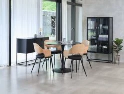 Vitrine VIRUM 2 Portes Noir -Royal Oak || Basic Soldes Boutique 128713 1