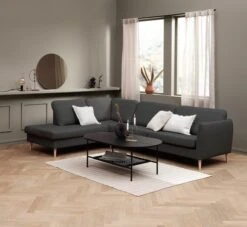 Table Basse HINNERUP 75x120 Noir -Royal Oak || Basic Soldes Boutique 131062