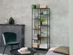 Chaise RISSKOV Velours Vert Foncé/noir -Royal Oak || Basic Soldes Boutique 132113 1