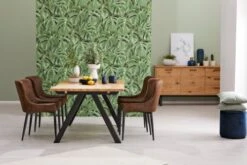 Chaise PEBRINGE Brun Vieilli/noir -Royal Oak || Basic Soldes Boutique 132709