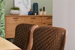 Chaise PEBRINGE Brun Vieilli/noir -Royal Oak || Basic Soldes Boutique 132713