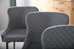 Chaise PEBRINGE Gris/noir -Royal Oak || Basic Soldes Boutique 132721