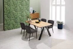 Royal Oak Table SANDBY 100x160 Chêne Naturel/noir -Royal Oak || Basic Soldes Boutique 132723