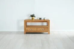 Royal Oak Meuble TV HAGE 102 Cm 2 Tiroirs Chêne -Royal Oak || Basic Soldes Boutique 132776