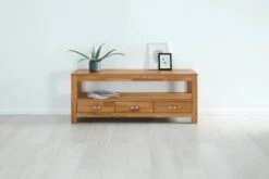 Royal Oak Meuble TV HAGE 139 Cm 3 Tiroirs Chêne -Royal Oak || Basic Soldes Boutique 132783