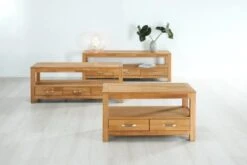 Royal Oak Meuble TV HAGE 170 Cm 3 Tiroirs Chêne -Royal Oak || Basic Soldes Boutique 132789