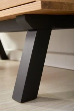 Royal Oak Vitrine SANDBY 3 Portes Chêne Naturel/noir -Royal Oak || Basic Soldes Boutique 132858