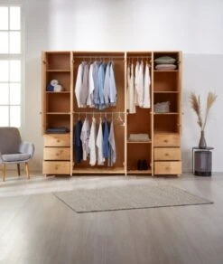 Armoire LYNE 248x224 Teintée -Royal Oak || Basic Soldes Boutique 133683