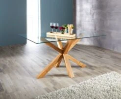 Royal Oak Table AGERBY 90x160 Verre/chêne -Royal Oak || Basic Soldes Boutique 133851