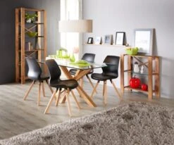 Royal Oak Table AGERBY 90x160 Verre/chêne -Royal Oak || Basic Soldes Boutique 133852