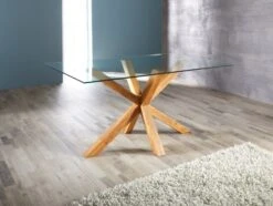 Royal Oak Table AGERBY 90x160 Verre/chêne -Royal Oak || Basic Soldes Boutique 133859