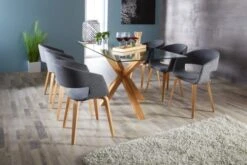 Royal Oak Table AGERBY 90x160 Verre/chêne -Royal Oak || Basic Soldes Boutique 133861