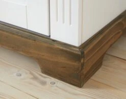 Buffet VILSTED 2 Portes Blanc/brun -Royal Oak || Basic Soldes Boutique 135048