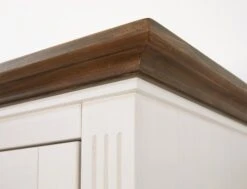 Partie Supérieure VILSTED 2 Portes Blanc/brun -Royal Oak || Basic Soldes Boutique 135064