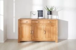 Royal Oak Buffet HAGE 3 Portes 3 Tiroirs Chêne -Royal Oak || Basic Soldes Boutique 135293