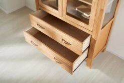 Royal Oak Vitrine HAGE 2 Portes 2 Tiroirs Chêne -Royal Oak || Basic Soldes Boutique 135301