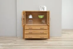 Royal Oak Vitrine OLDE 2 Portes Chêne -Royal Oak || Basic Soldes Boutique 135334