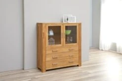 Royal Oak Vitrine OLDE 2 Portes Chêne -Royal Oak || Basic Soldes Boutique 135336