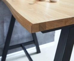 Royal Oak Table De Bar SANDBY 71x128 Chêne Naturel/noir -Royal Oak || Basic Soldes Boutique 137271