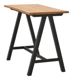 Royal Oak Table De Bar SANDBY 71x128 Chêne Naturel/noir -Royal Oak || Basic Soldes Boutique 137278