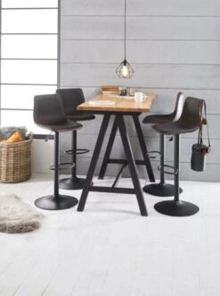 Chaise De Bar BROAGER Gris -Royal Oak || Basic Soldes Boutique 137283 1