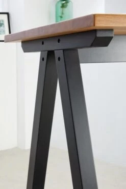 Royal Oak Table De Bar SANDBY 71x183 Chêne Naturel/noir -Royal Oak || Basic Soldes Boutique 137287