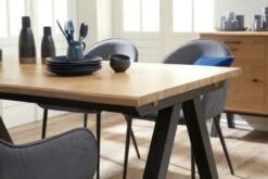 Royal Oak Table SANDBY 100x160 Chêne Naturel/noir -Royal Oak || Basic Soldes Boutique 137308