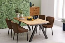 Royal Oak Table SANDBY 100x160 Chêne Naturel/noir -Royal Oak || Basic Soldes Boutique 137315