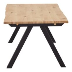 Royal Oak Table SANDBY 100x160 Chêne Naturel/noir -Royal Oak || Basic Soldes Boutique 137323
