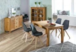 Chaise DREJHUS Tissu Gris Anthracite/naturel -Royal Oak || Basic Soldes Boutique 137678