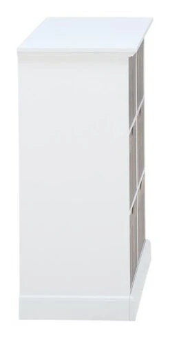 Commode OLDEKROG 6 Tiroirs Blanc/gris -Royal Oak || Basic Soldes Boutique 137792