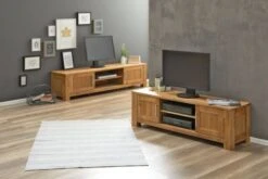 Royal Oak Meuble TV OLDE 150 Cm 2 Portes Chêne -Royal Oak || Basic Soldes Boutique 139479