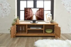 Royal Oak Meuble TV OLDE 150 Cm 2 Portes Chêne -Royal Oak || Basic Soldes Boutique 139482